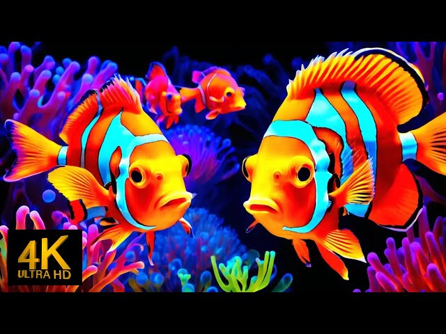 The Best 4K Aquarium - Explore the Stunning World of Sea Jellyfish and Beautiful Coral Reef Fish.#8