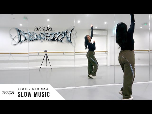 aespa 에스파 - 'Armageddon' - Dance Tutorial - SLOW MUSIC (Chorus + Dance Break)