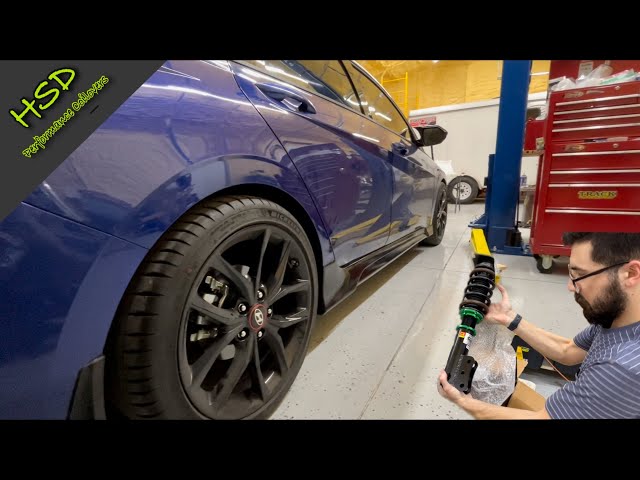 2021 Elantra gets Coilovers! (HSD Coilovers on SEL)