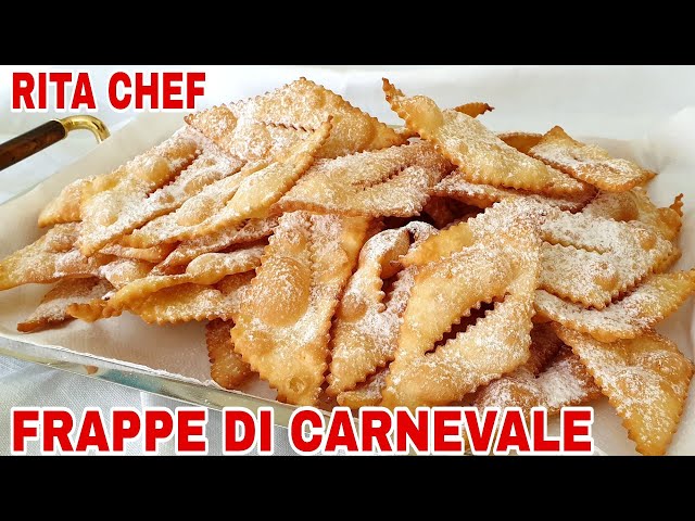 FRAPPE DI CARNEVALE⭐RITA CHEF | Golose, profumate e piene di bolle.