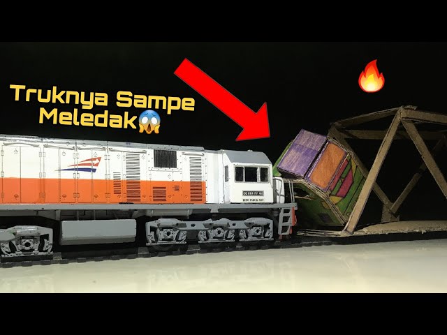 PLH KA Brantas - Stop Motion miniatur kereta api