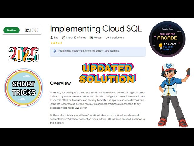 Implementing Cloud SQL || #COURSERA || #qwiklabs || Lab Solution #arcade #arcadegooglecloud