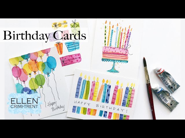 EASY DIY Birthday Cards