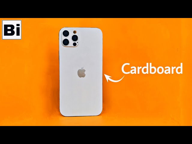 Diy Apple iPhone 12 Pro Max From Cardboard