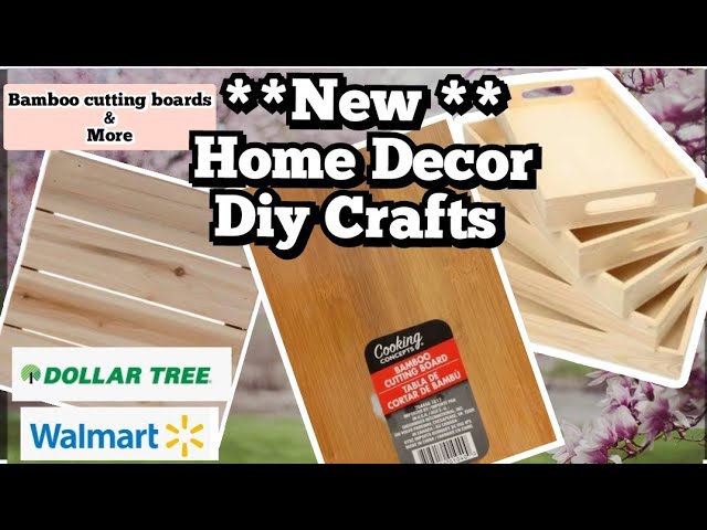 NEW Dollar Tree & More home decor diy crafts. #wood #spring #decoration