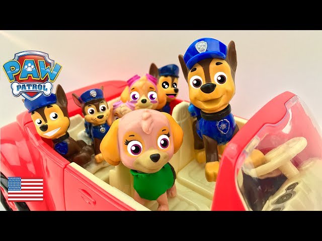 Paw Patrol Toys Full Episode Road Trip Potty Training Learning Colors Glitter Bath Paint Surprise