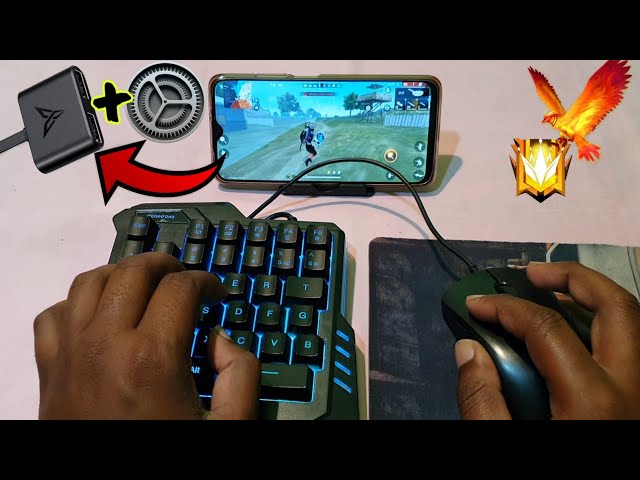 full setup keyboard mouse flidigi in mobile free fire