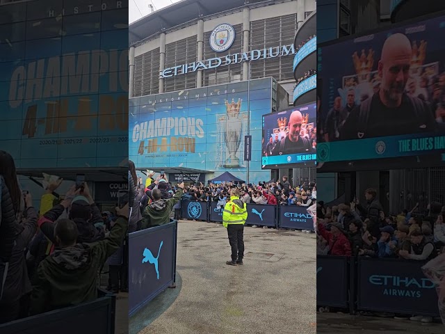 Manchester City's Team Bus Arrival is The Next Level Of Cringe.