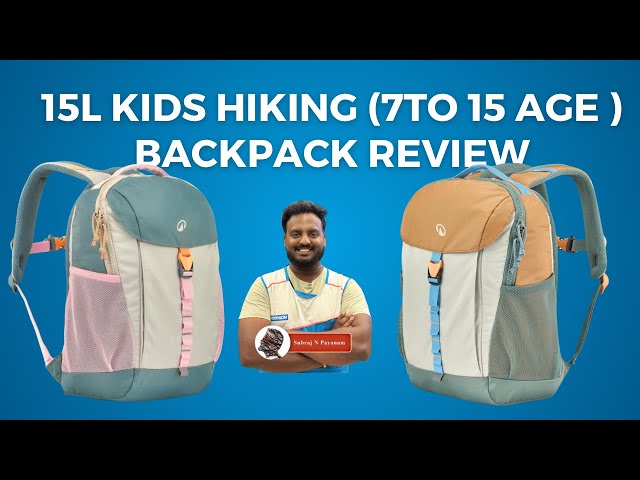 ( Tamil ) Decathlon New hiking backpack for kids