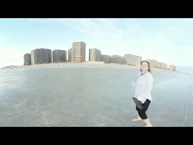 360 4k walk on the beach. Puerto Peasco Mexico