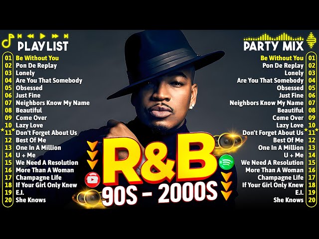 Old School R&B Mix 2024 🌈 BEST 90s & 2000s R&B Party Songs ☀️ Ne-Yo, Usher, Chris Brown, Beyoncé