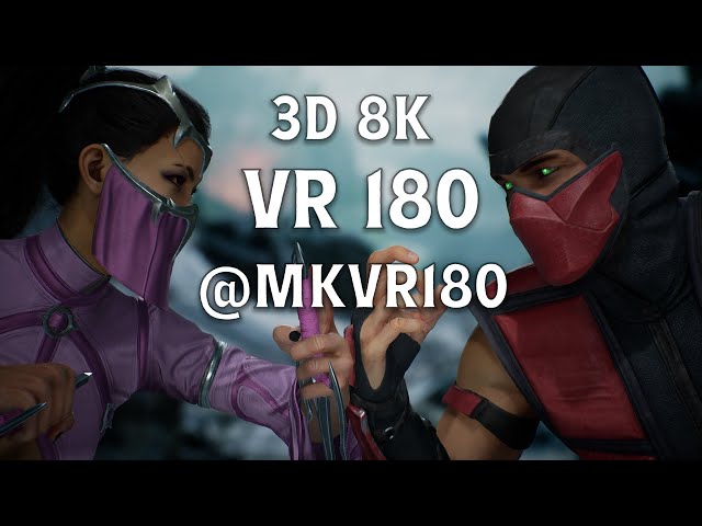 Mortal Kombat VR: Mileena vs Ermac (VR180 8K 3D Battle) | Epic Virtual Fight Scene (MQVR-5A)