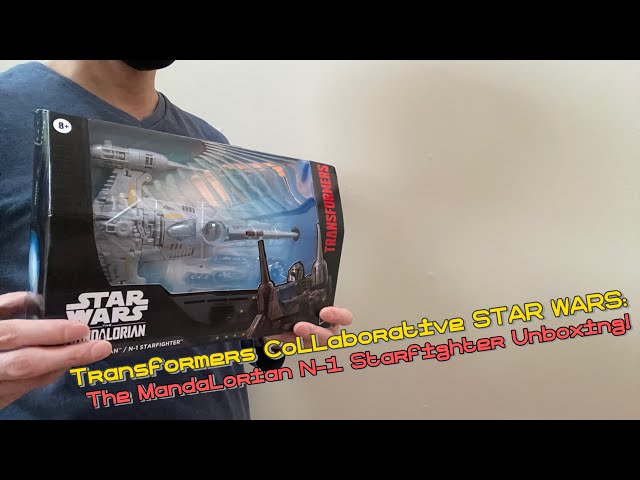 [UNBOXING] Transformers Collaborative STAR WARS: The Mandalorian N-1 Starfighter (EN Sub)