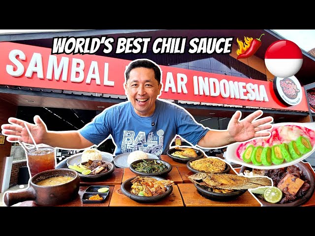 Indonesian Food Feast!🌶️🌶️ 🇮🇩 Sambal Bakar, MUST TRY Restaurant in Indonesia!