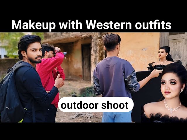 Part-2 Makeup with Western outfits | Yashvant babu vlog | Makeup artist Aditya aryan 🤗 #makeup