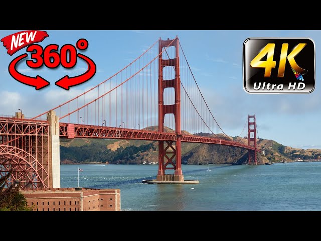 360° Experience See the GOLDEN GATE BRIDGE Like Never Before!