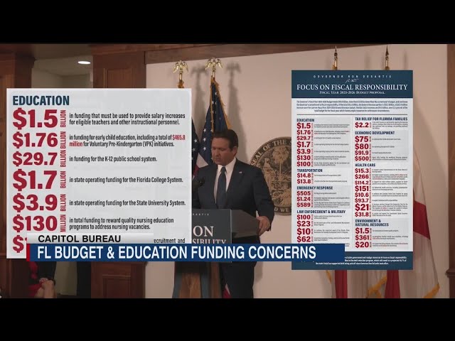 Education a key focus for lawmakers and Governor DeSantis in 2025 state budget