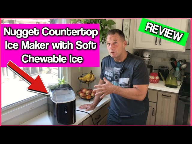 Nugget Countertop Ice Maker with Soft Chewable Ice REVIEW