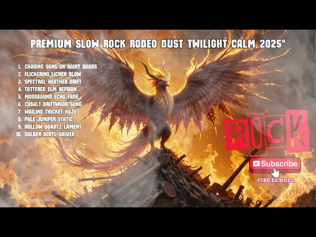 Premium Slow Rock Rodeo Dust Twilight Calm 2025 | slow rock hits 2025 | slow rock ballads usa #rock