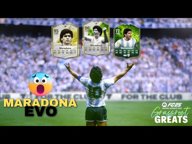 I Just Claimed THIS INSANE Maradona Card! 77 OVR to 96OVR Upgrade! | FC 25 Ultimate Team