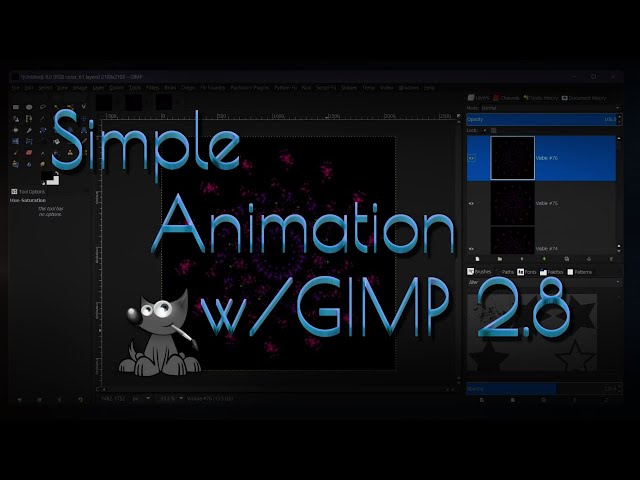 Animation Fun Using Gimp 2.8