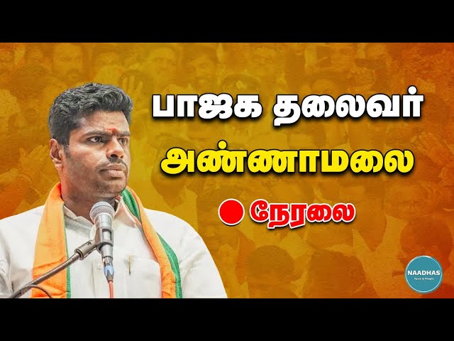 🔴LIVE: பாஜக மாநில தலைவர் அண்ணாமலை | செய்தியாளர் சந்திப்பு | TNBJP #annamalai #bjp