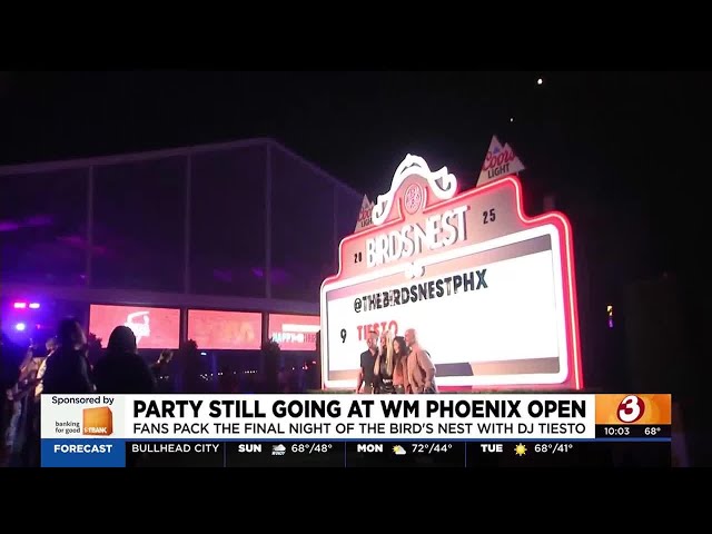 Party still going strong at WM Phoenix Open