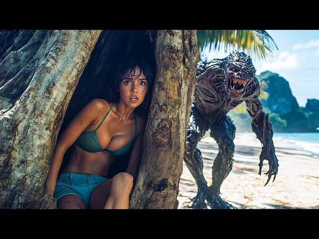 She is Trapped on an Uninhabited Island With a Monster Hunting Her For Days , movie recaps