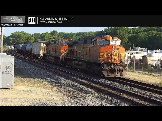 City of Savanna Live Railcam - Savanna, IL  #SteelHighway