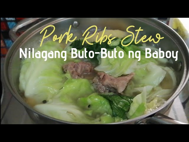 Simplehan natin pero masarap pa rin! | Nilagang Buto-Buto (Pork Ribs Stew) na sabaw pa lng ulam na!