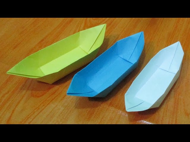 Origami / How to make easy paper boat origami || DIY Instructions step by step.