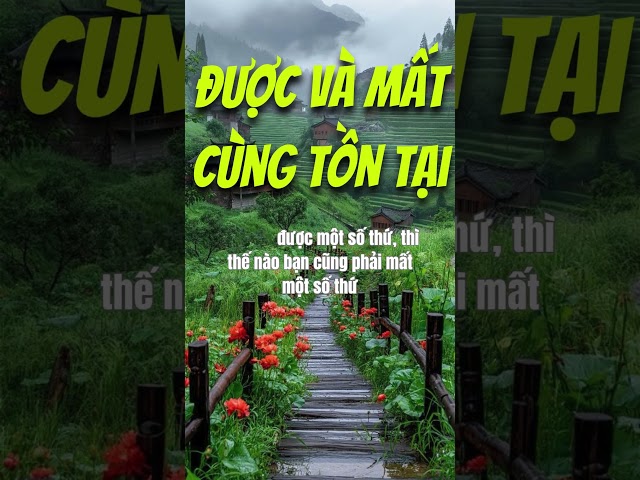 Đời Người Được và Mất Cùng Tồn Tại #xuhuong #phattrienbanthan