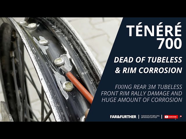 Yamaha Ténéré 700: The dead of tubeless & tightening spokes and horrible front rim corrosion!