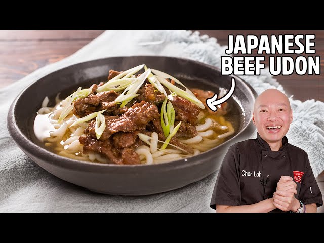 Super Quick & Easy Beef Udon Noodle Recipe!