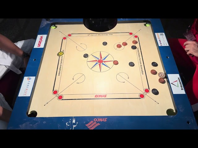 Carrom World Cup singles, Poland vs Canada. Part 2