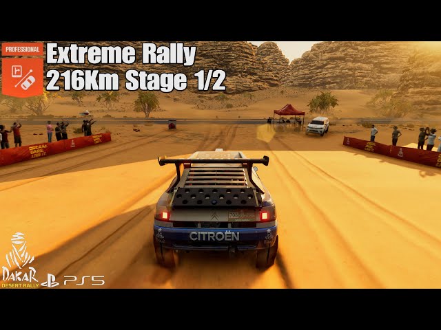 Dakar Desert Rally - Extreme Rally 216Km Professional mode - Citroën ZX Rallye-Raid [4KPS5]