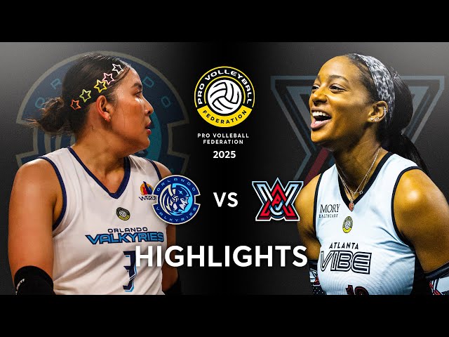 Orlando Valkyries VS Atlanta Vibe | HIGHLIGHTS | PVF 2025