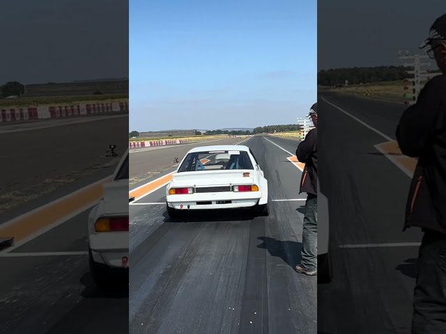 6L Opel Manta 400🏁 #dragracing #smalltire #1320video #santapod #opel #v8 #dragcar