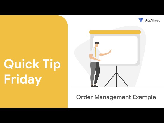 Quick Tip Friday - Order Management Example