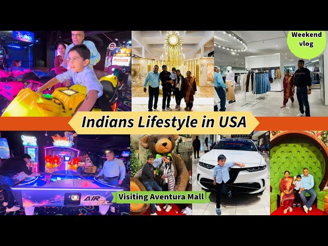 🎀Indian Mom Daily Routine in USA🌿Visiting Aventura Mall in Miami| Weekend Vlog