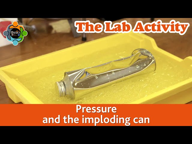 Pressure Experiment - An Interesting Lab Activity