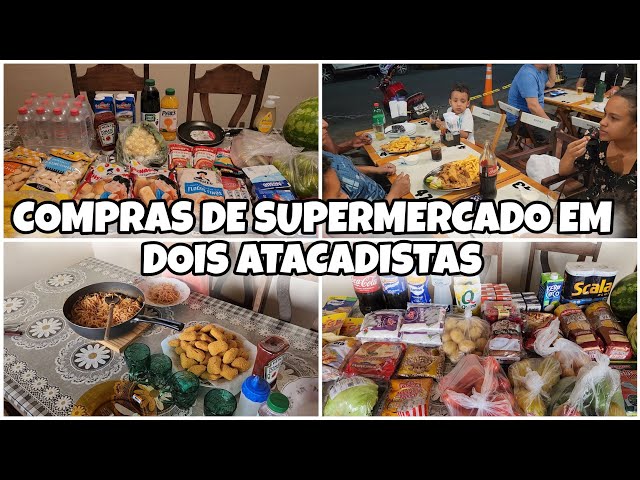 COMPRAS DE SUPERMERCADO NO ATACADÃO E ASSAI - ROTINA FORA DE CASA