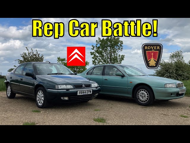 Citroën Xantia vs Rover 600 - 1990s Rep Cars Battle! (1999 HDi Exclusive & 623GSi Road Test)