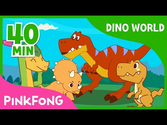 Dino World | T-Rex and more | +Compilation | Dinosaur Musical | Pinkfong Stories for Children