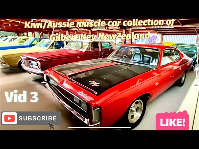 Huge Kiwi/Aussie classic muscle car private collection of Gilbert Kay  v8 heaven Otago New Zealand 3