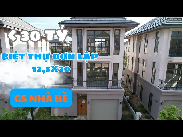 Đột Nhập Biệt Thự Đơn Lập GS Nhà Bè 250m2 Trị Giá Gần 30 Tỷ, Hai MT View Cực đẹp