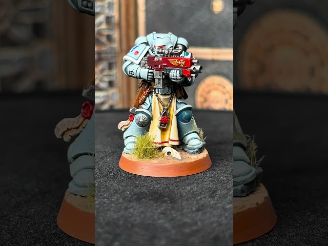 STERNGUARD VETERAN￼, Warhammer40K miniature  #paintingwarhammer  #warhammer40k #spacemarines #wh40k