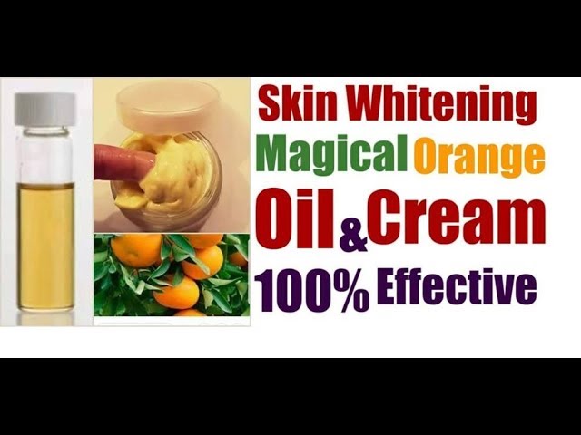 Special Orange Oil / Orange Cream For Skin Whitening, To Get Fair ,Crystal Clear Skin