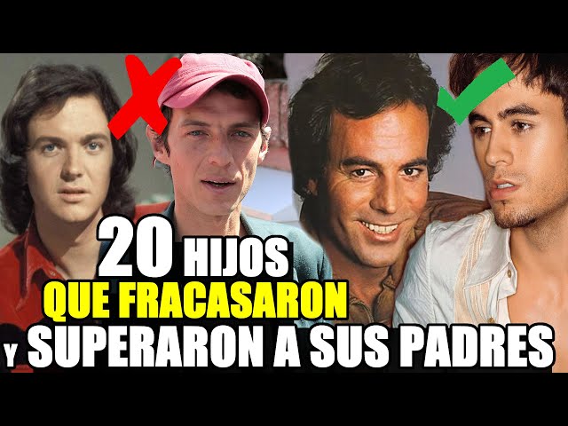 10 hijos que fracasaron bajo la sombra de sus padres famosos y los otros 10 que los superaron