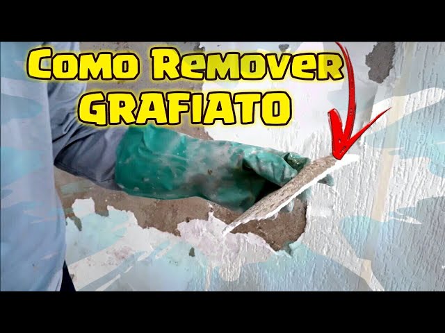 COMO REMOVER TEXTURA GRAFIATO FÁCIL /rdkpinturas